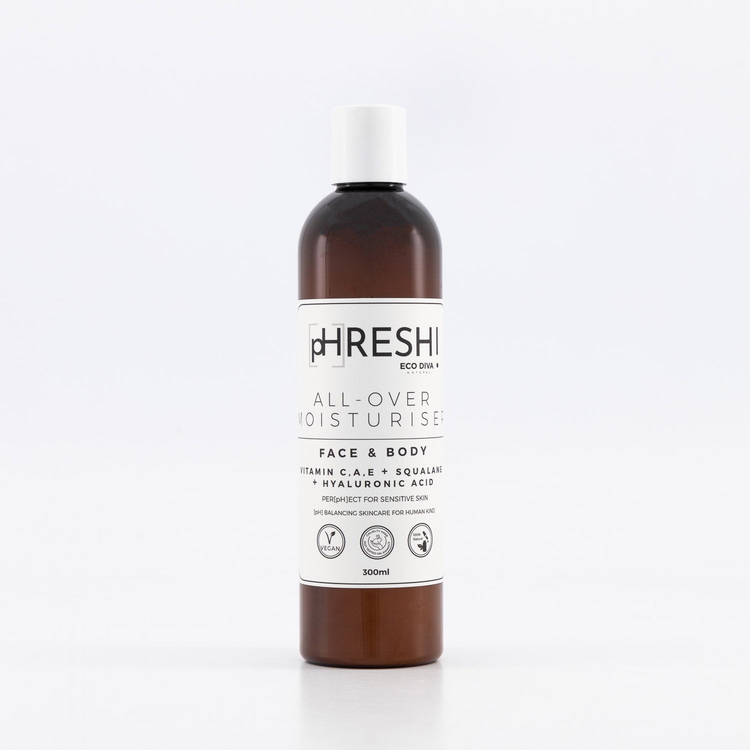 pHRESH All Over Moisturiser with Vit C A E Squalane Hyaluronic Acid
