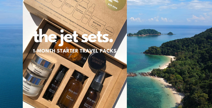 Travel Sets - Keeping your Glow High Above the Clouds