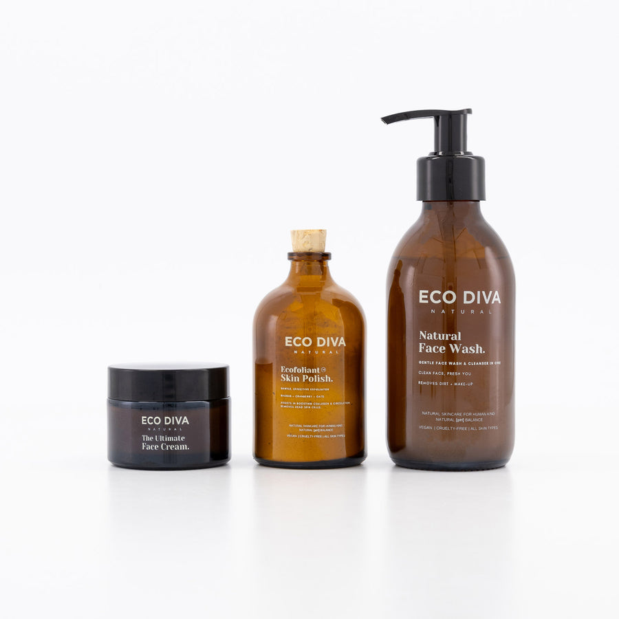 The Ultimate Trio Bundle Cleanse, Exfoliate, Hydrate-3 Bestsellers