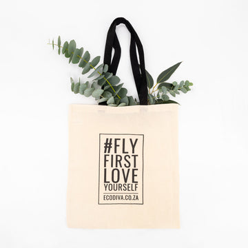 Eco Shopping Bag -Organic Cotton/reuse, reduce/recycle